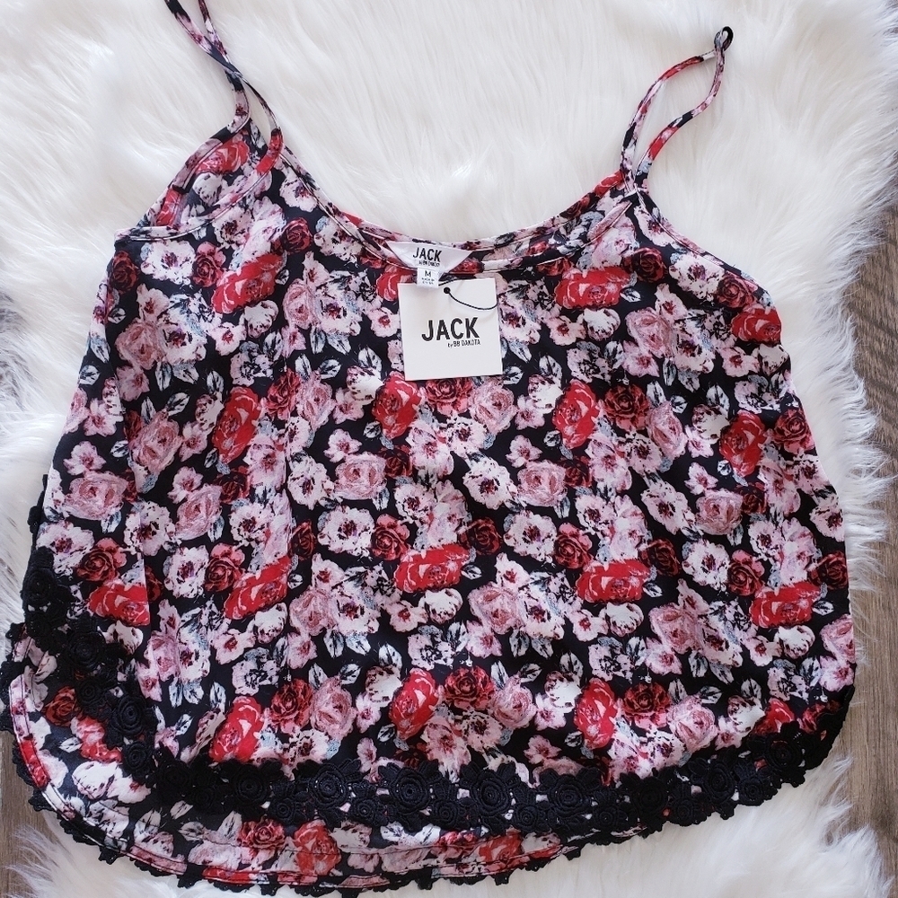 JACK by BB Dakota Earthly Delight Cami Floral Top NEW